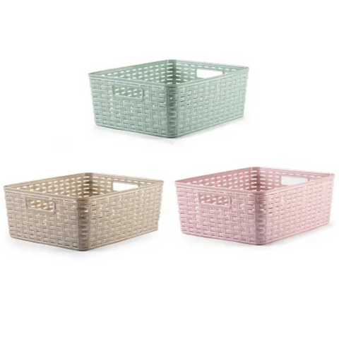 n4 Rattan Basket 12L 30x37.5x14 cm - MrPRICE.online