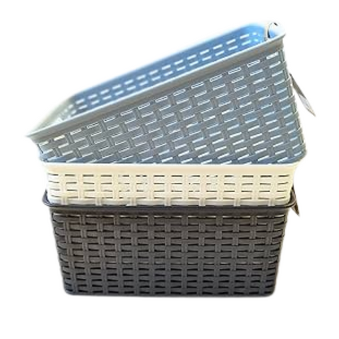 Plastic Forte Rattan Basket No. 3 - MrPRICE.online