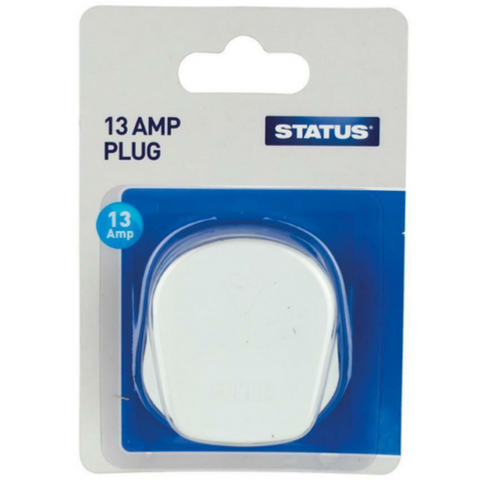 13 Amp Plug White Status - MrPRICE.online