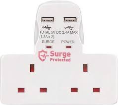 2-Way Cable-Free Socket with 2 USB Ports - MrPRICE.online