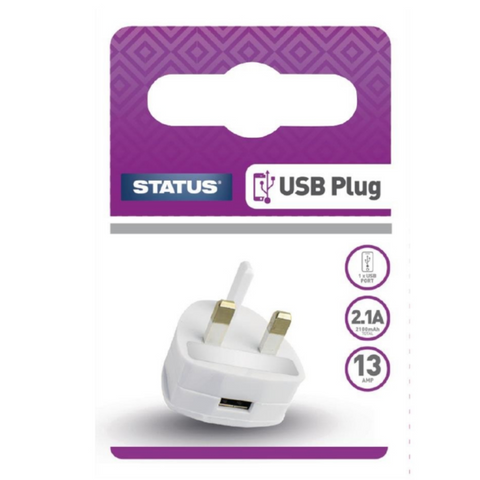 White USB Power Adaptor - MrPRICE.online
