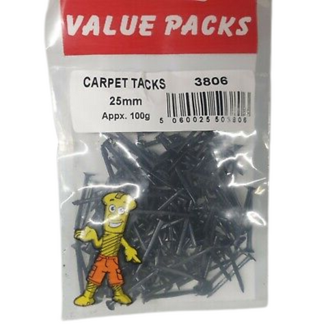 25mm Carpet Tacks - 100g - MrPRICE.online