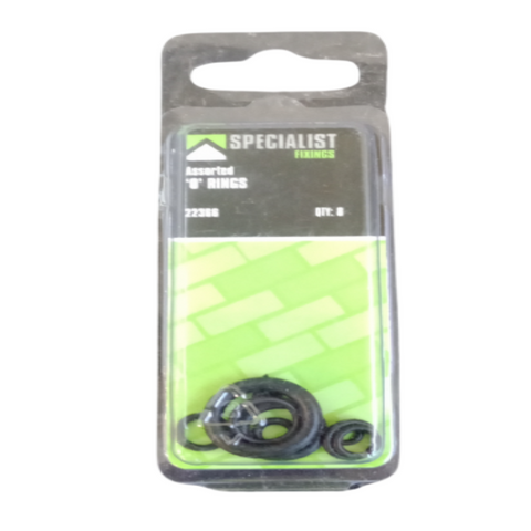 O Ring Assorted Pack of 8 – Durable Rubber Seals - MrPRICE.online
