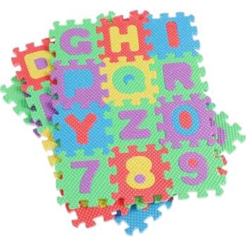 36PC Alphabet/Numbers Puzzle Mat - MrPRICE.online