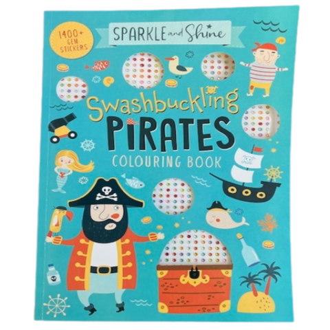 Sparkle and Shine Swashbuckling Pirates Colouring Book - MrPRICE.online