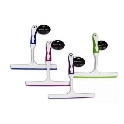 Window Wiper with Rubber Cleaning Squeegee Assorted Colours - MrPRICE.online